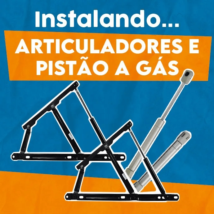 Articuladores e pistão a gás