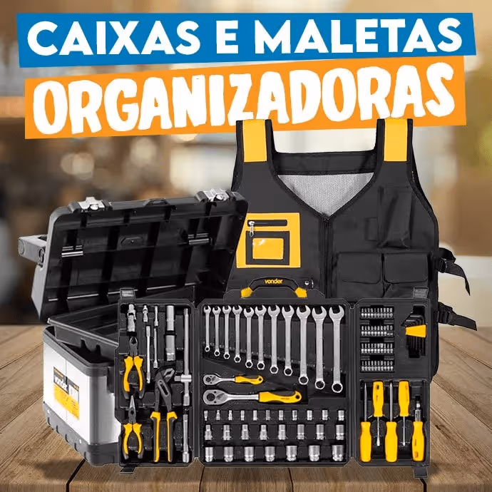 Caixa e Maletas Organizadoras Vonder | Qual escolher?