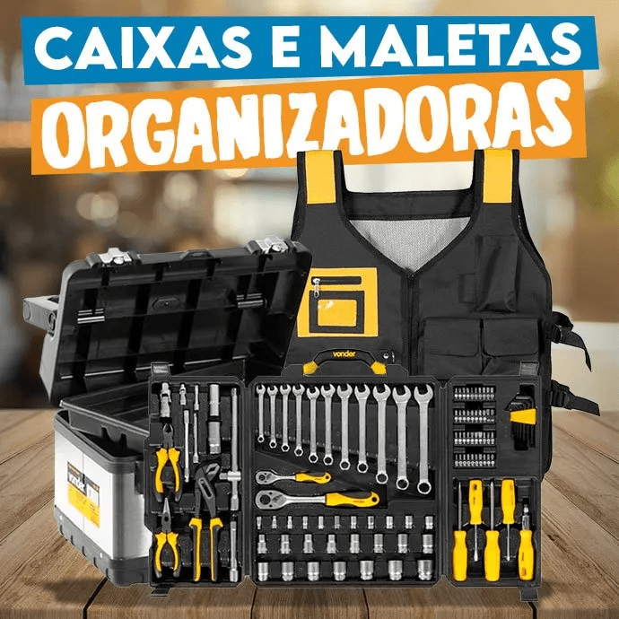 Caixa e Maletas Organizadoras Vonder | Qual escolher?